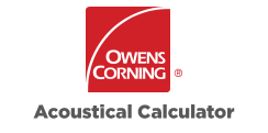 Owens Corning Acoustical Calculator